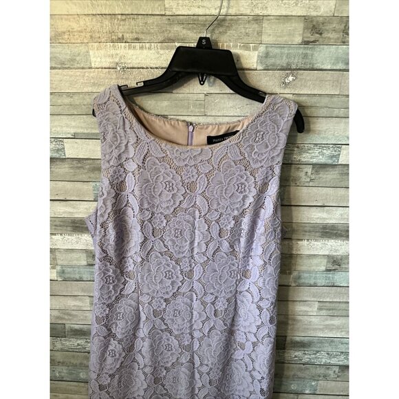 Women’s Ivanka Trump Dress Floral Lavender Purple Plus Size 16 - Picture 5 of 16